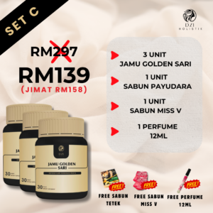 Jamu Golden Sari - Pakej C